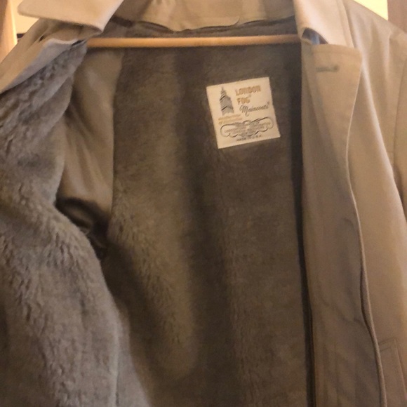 Tan London Fog Trench Coat - Picture 2 of 7